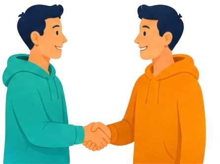 Handshake between neighbours